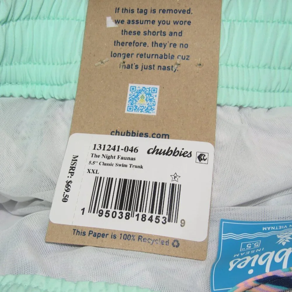 Chubbies nwt night